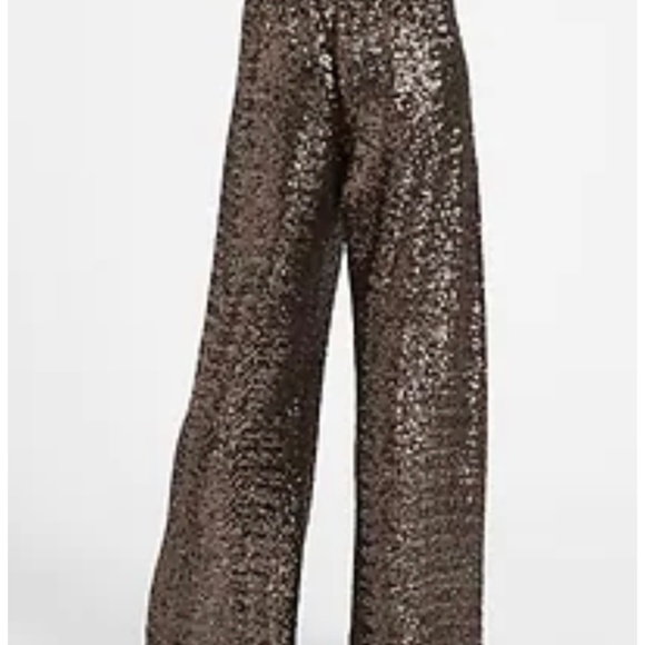 NWT - Banana Republic High-Rise Wide-Leg Sequin Pant - Picture 3 of 3
